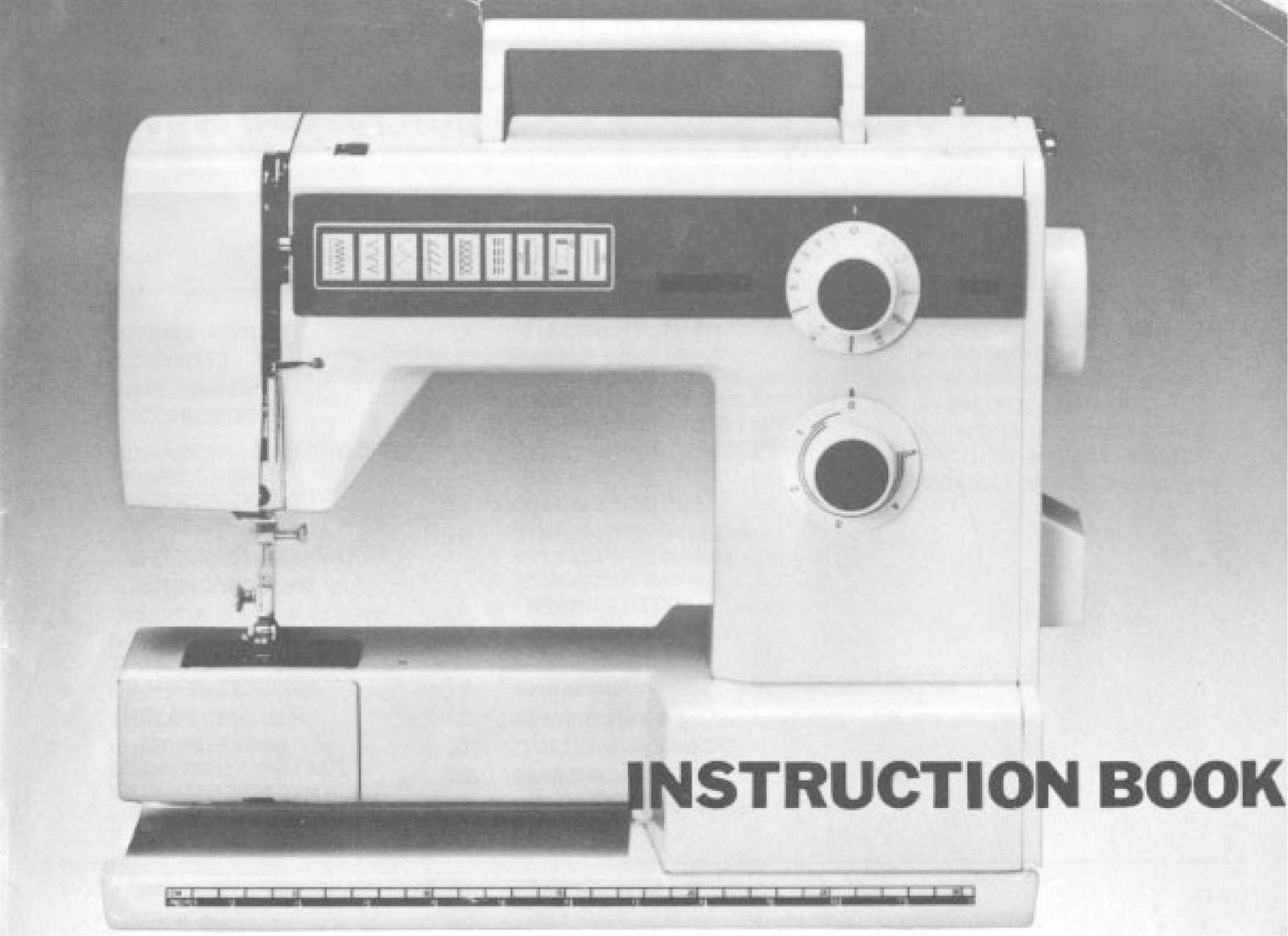 bernina sewing machine instruction manual