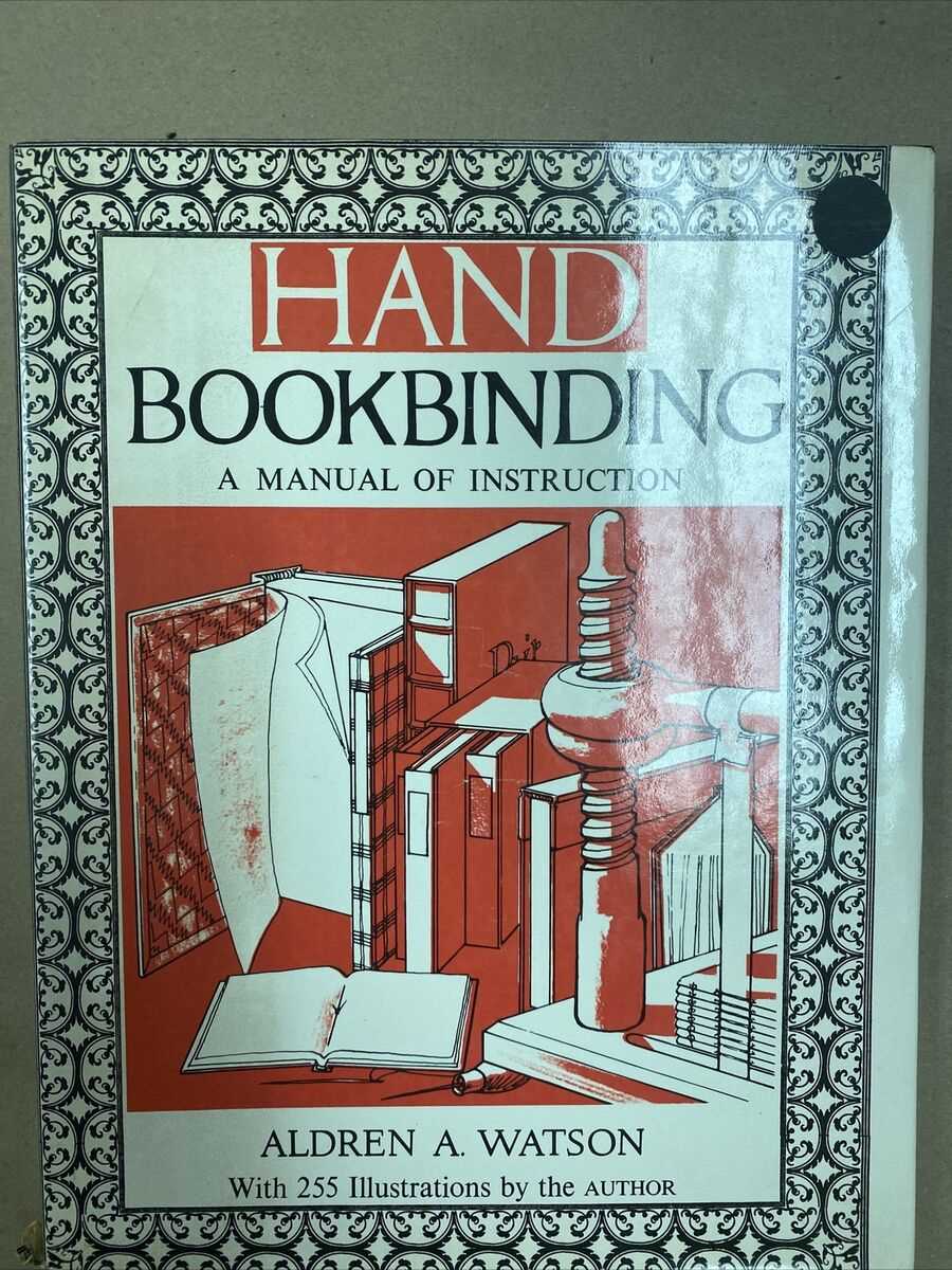 hand bookbinding a manual of instruction