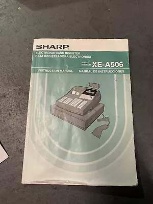 sharp xe a101 instruction manual