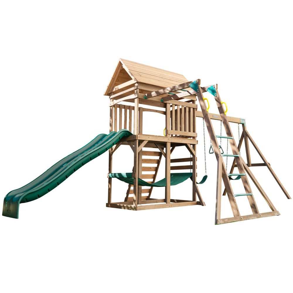 kidkraft skyway resort wooden swing set instruction manual