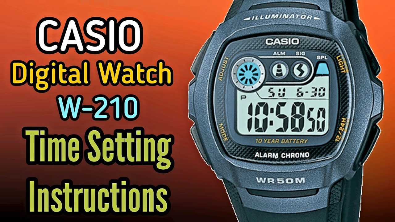 casio illuminator instruction manual