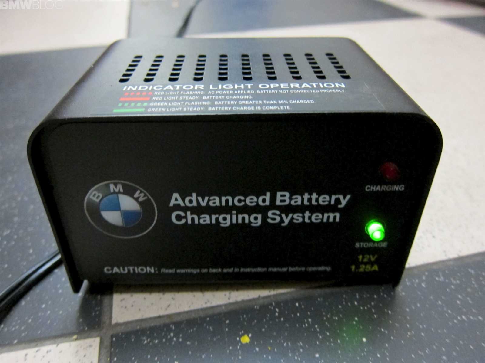 bmw advanced battery charging system instruction manual