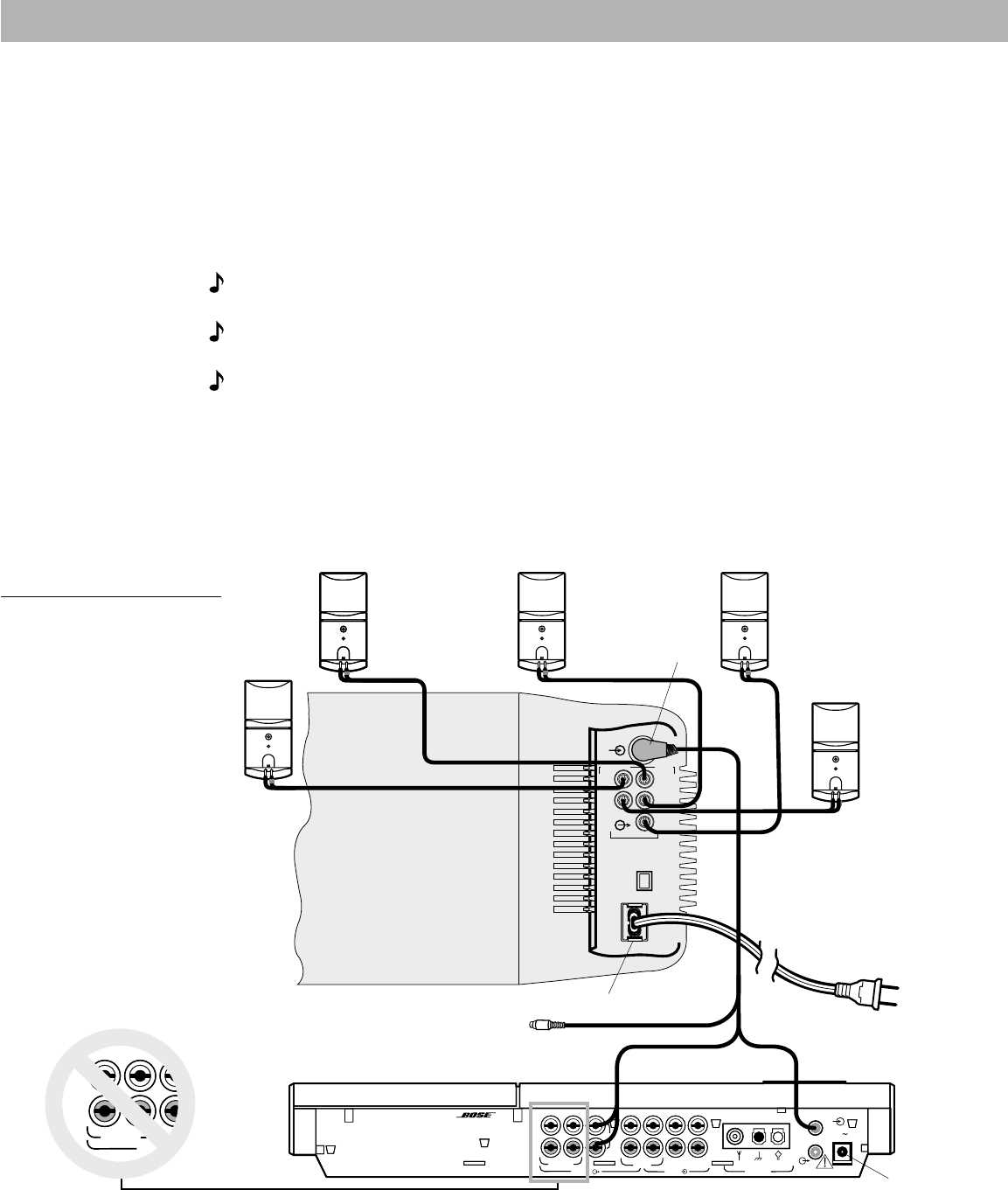 bose lifestyle model 5 music center instruction manual