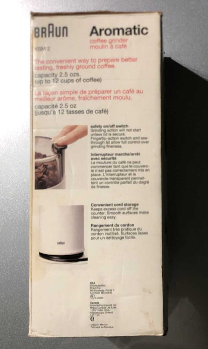 braun coffee maker instruction manual