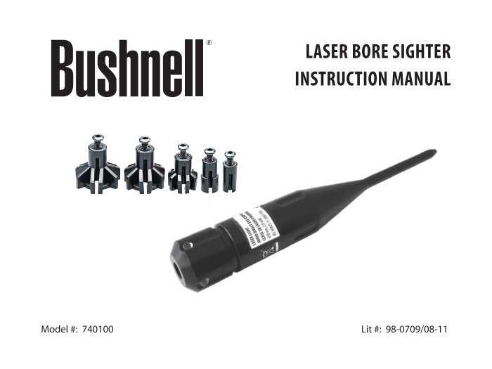 bushnell laser boresighter instruction manual