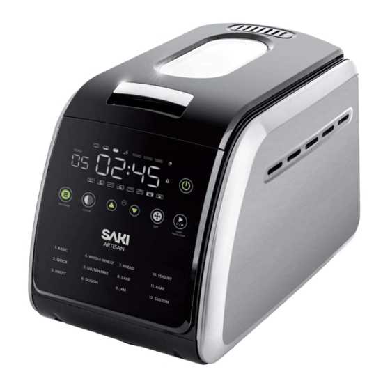 skg bread maker instruction manual