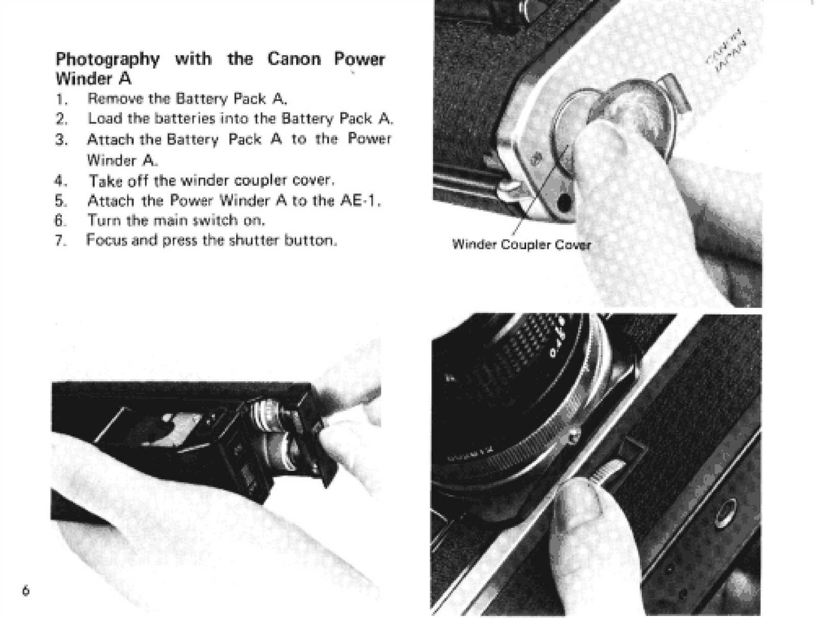 canon a 1 instruction manual