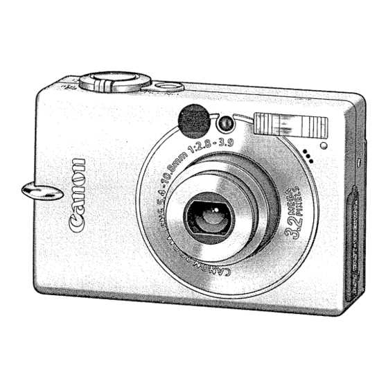 canon digital camera instruction manual