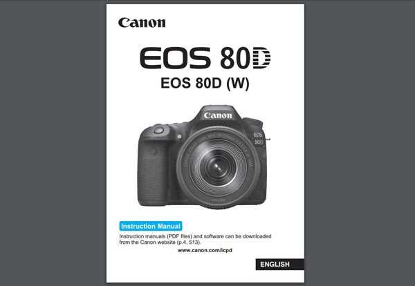 canon instruction manual download