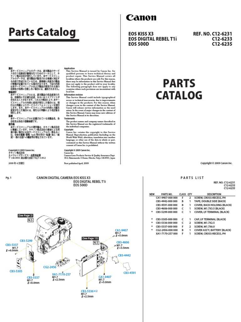 canon rebel t1i instruction manual