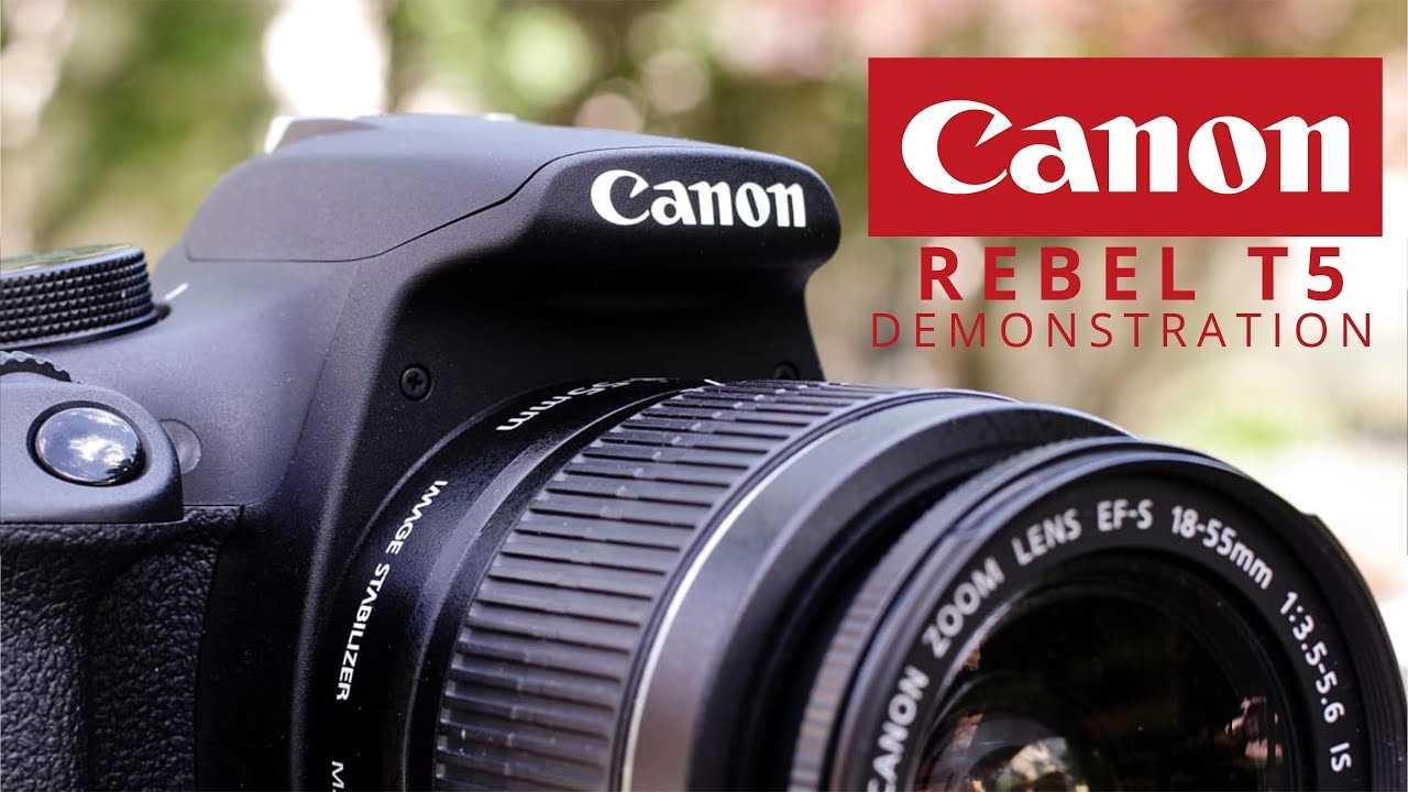 canon rebel t5 instruction manual