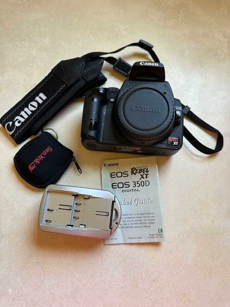 canon rebel xti instruction manual