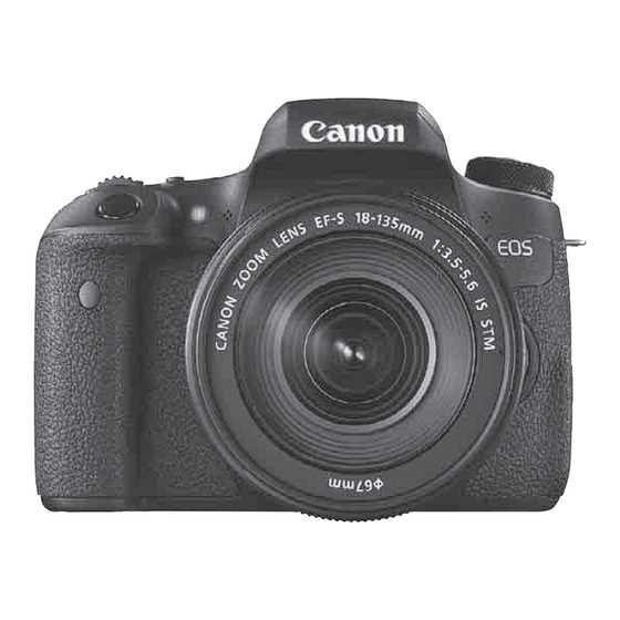 canon t6i instruction manual