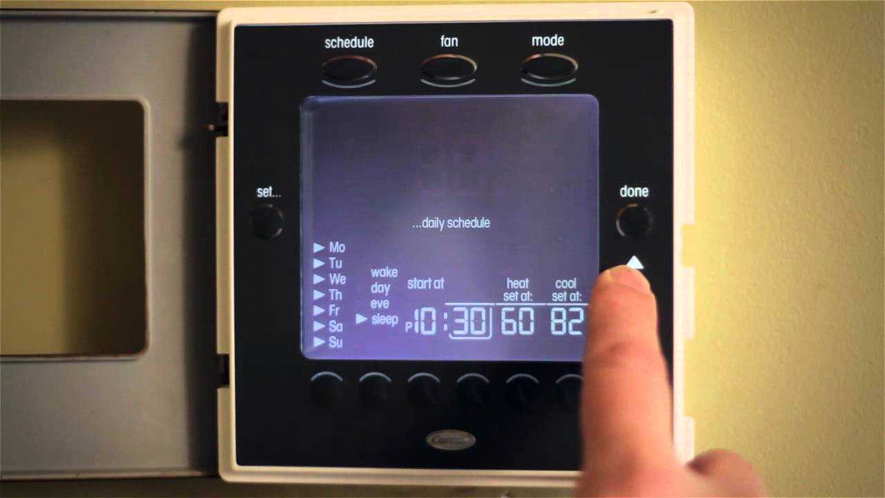 carrier thermostat instruction manual