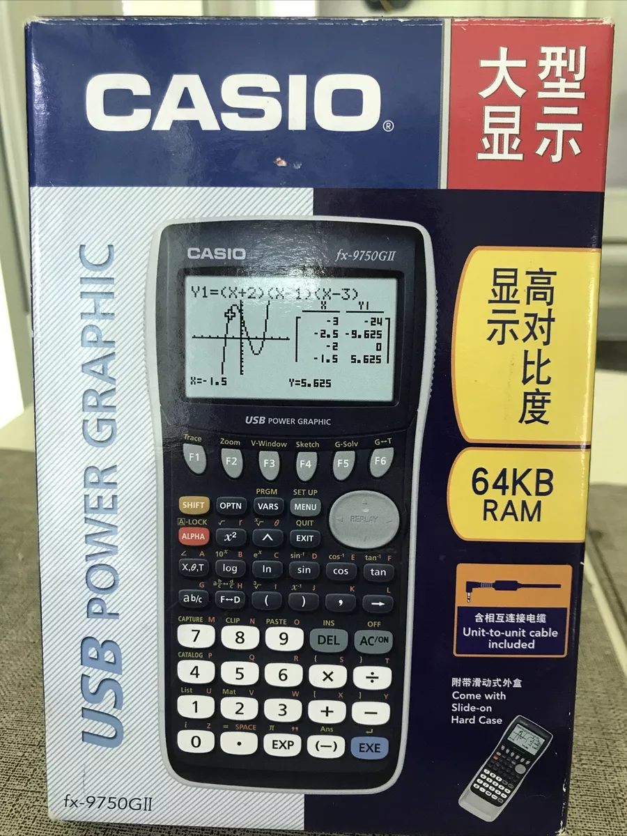 casio fx 9750gii instruction manual