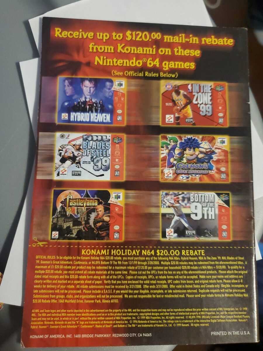 castlevania symphony of the night instruction manual