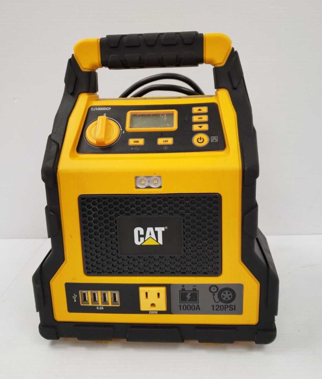 cat cj1000dcp instruction manual