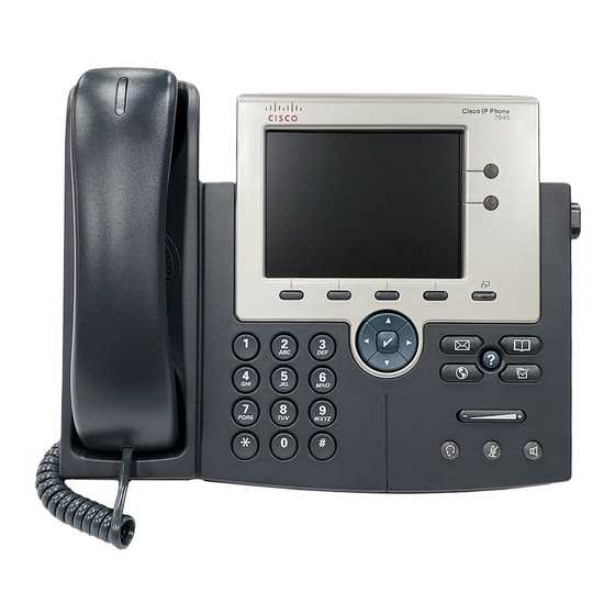 cisco ip phone 7940 series instruction manual