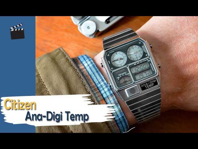 citizen ana digi temp watch instruction manual