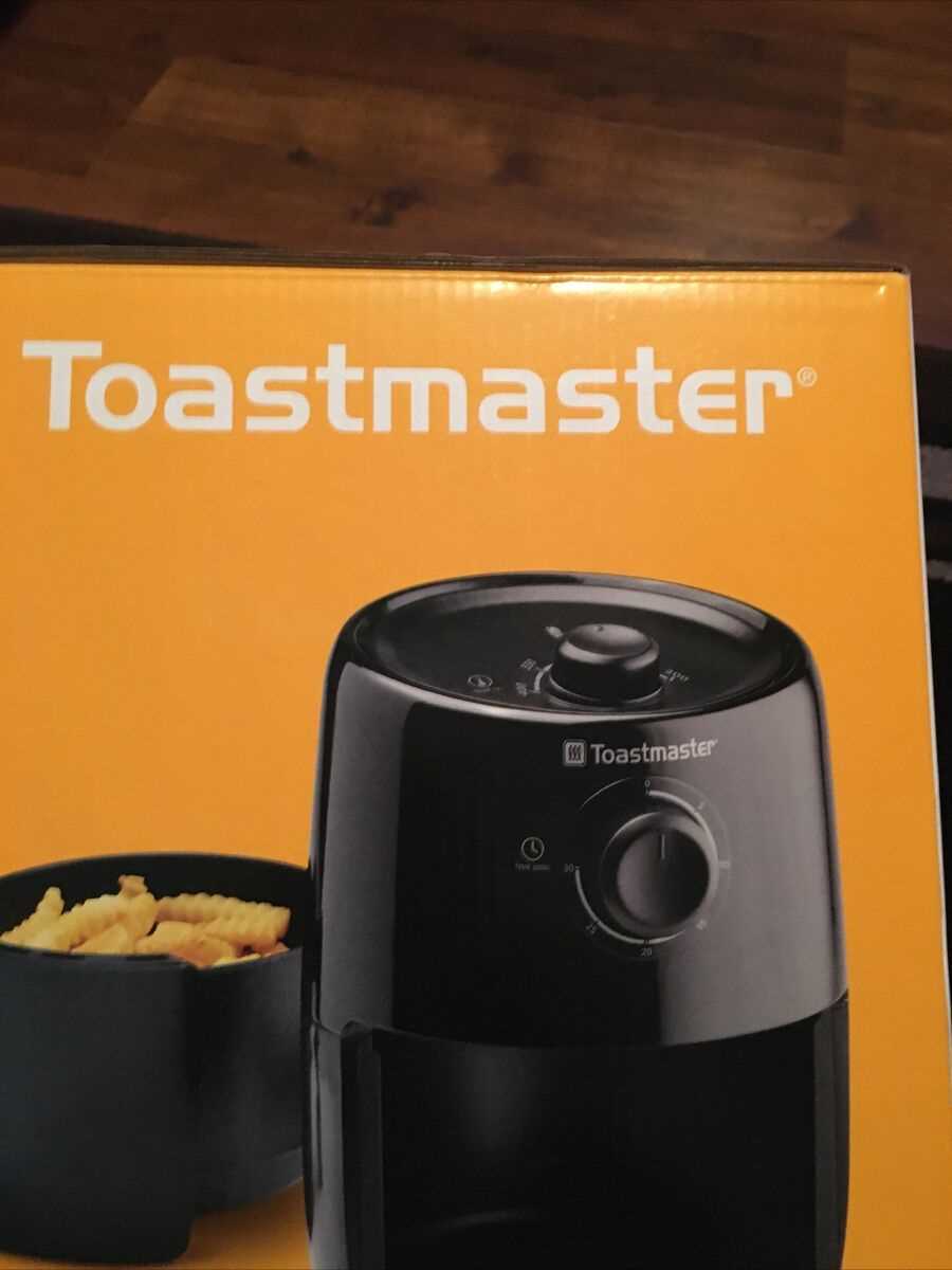 toastmaster air fryer 2 quart instruction manual