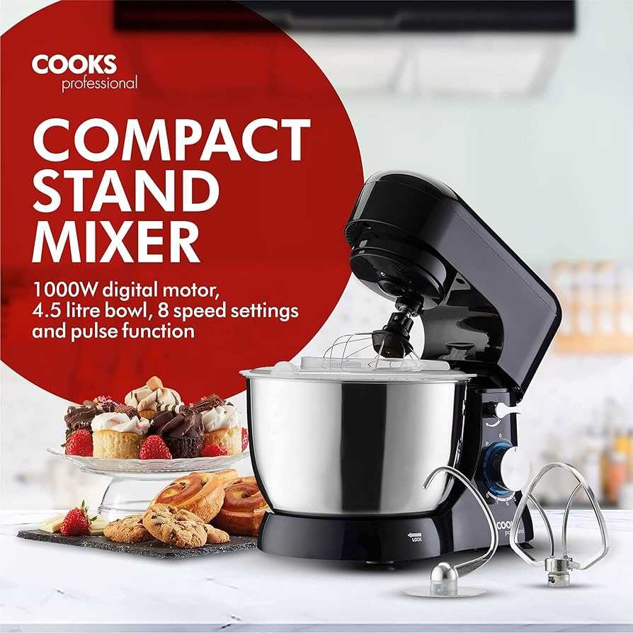 cooks professional stand mixer instruction manual