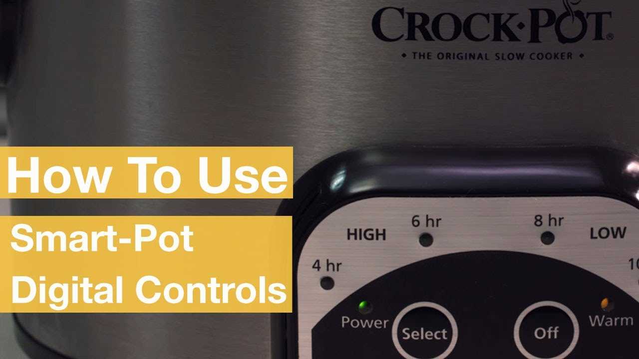 crock pot smart pot instruction manual