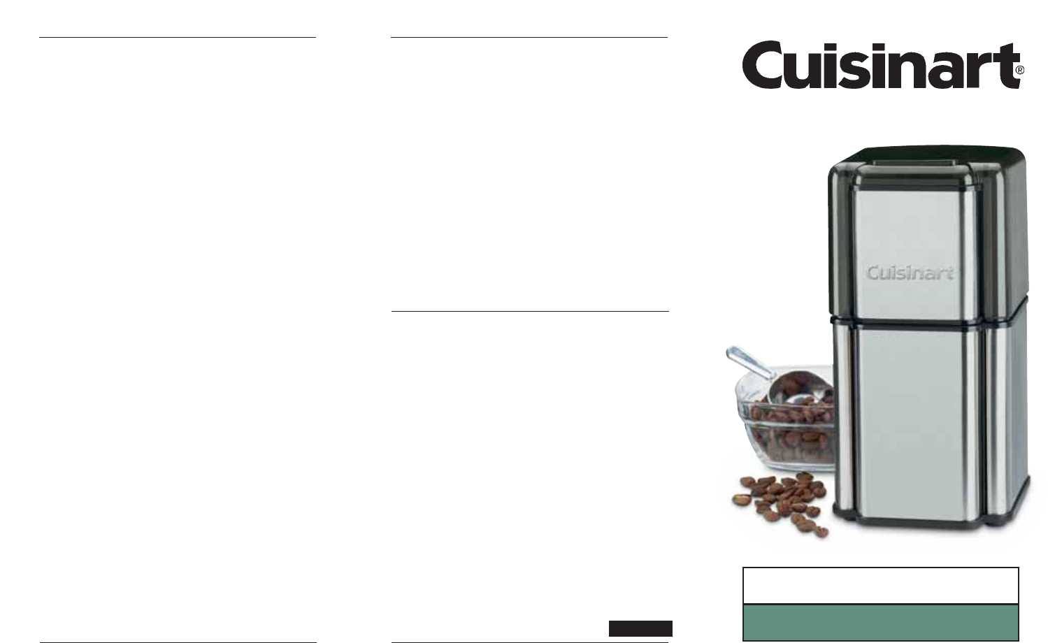 cuisinart brew central instruction manual