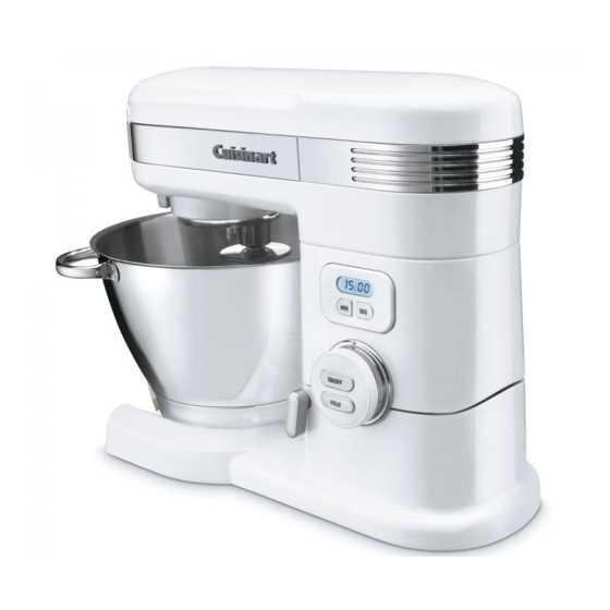 cuisinart stand mixer instruction manual