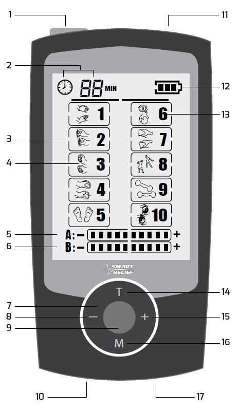 cvs tens unit instruction manual