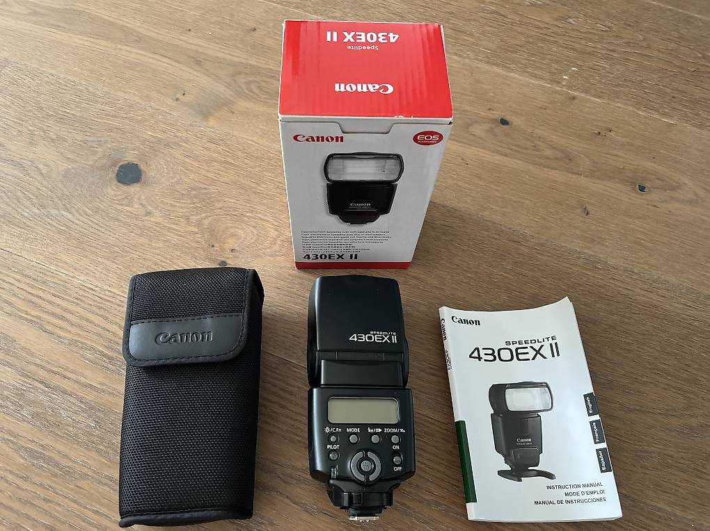 canon speedlite 430ex ii instruction manual