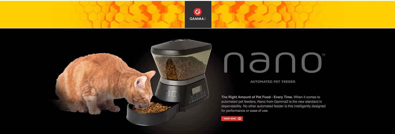 gamma2 nano automated pet feeder instruction manual