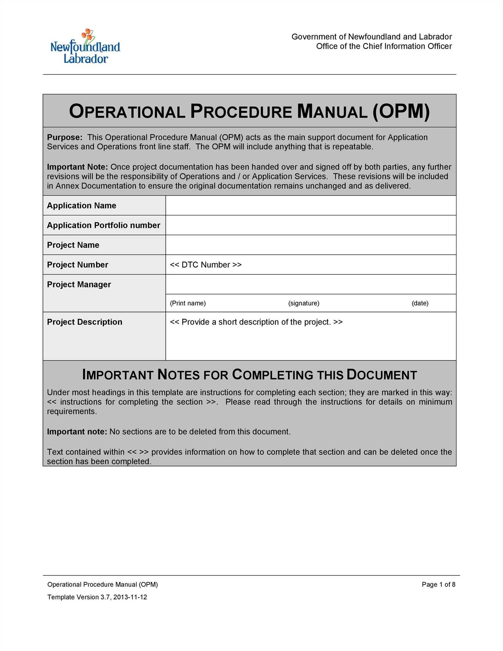 importance of instruction manual