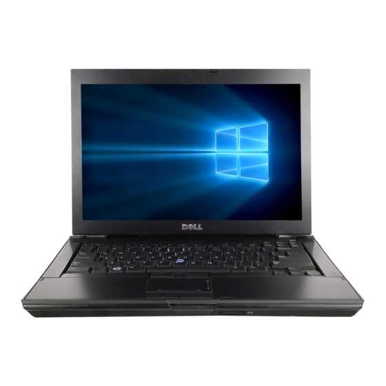 dell latitude e6410 instruction manual