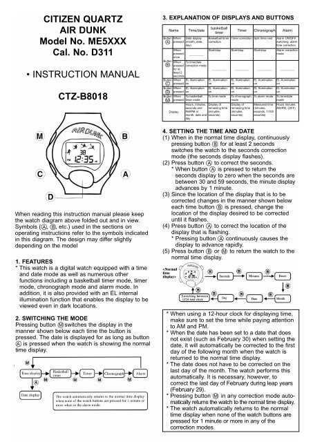 diesel watch instruction manuals