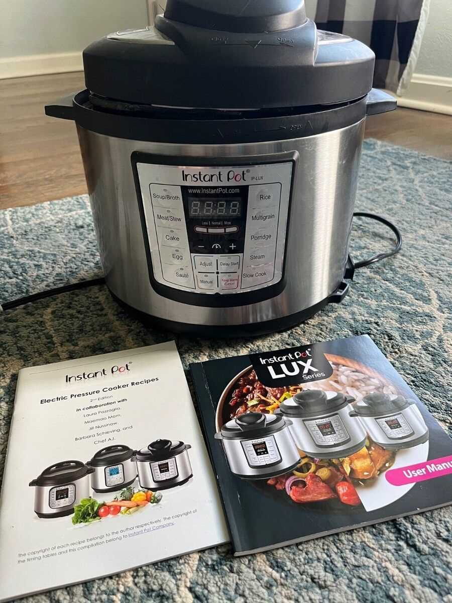 instant pot lux mini instruction manual
