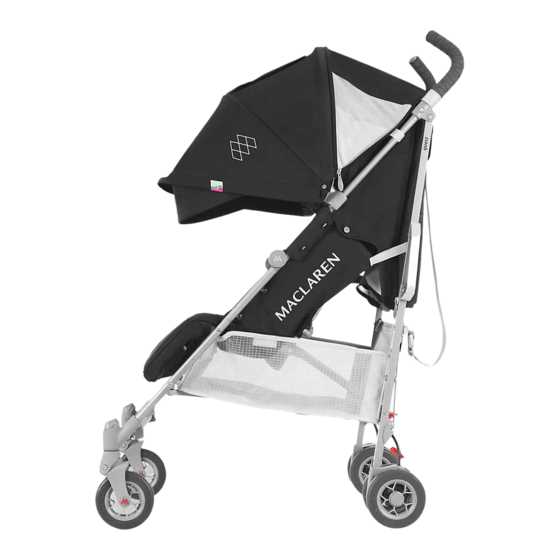 maclaren stroller instruction manual