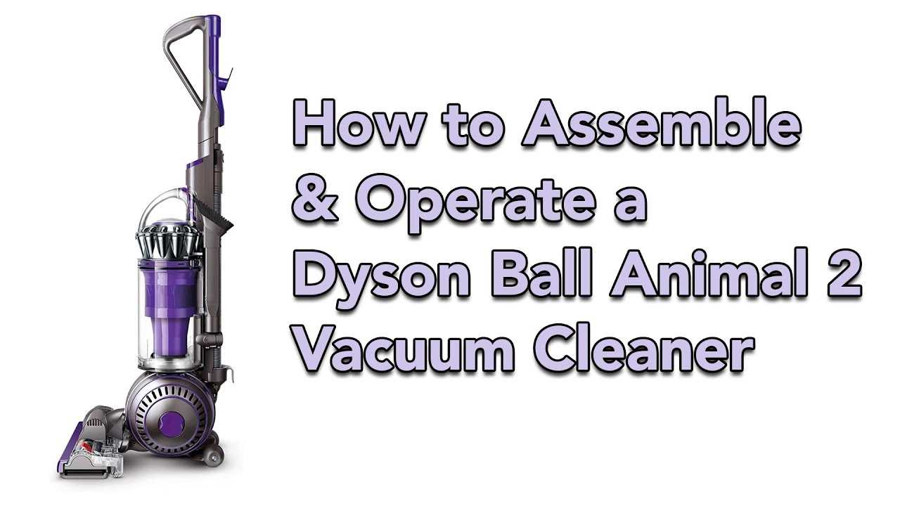 dyson ball animal instruction manual