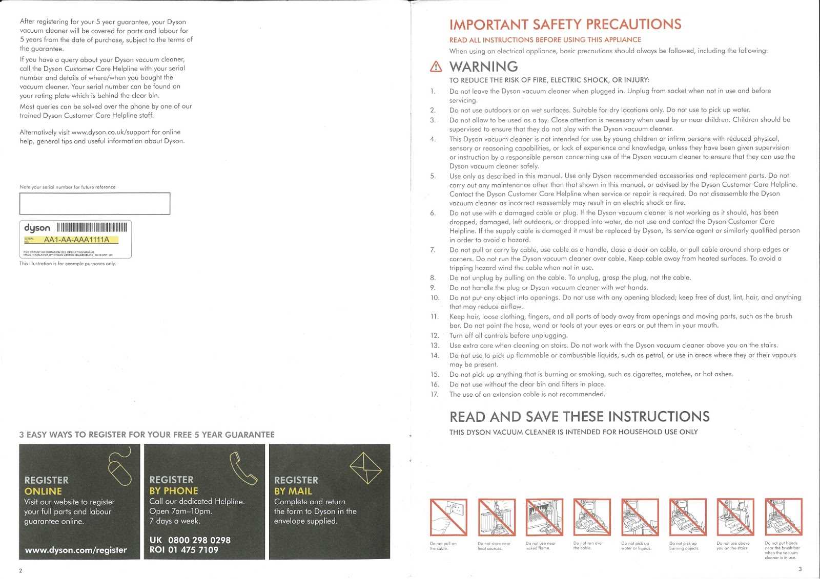 dyson root cyclone instruction manual