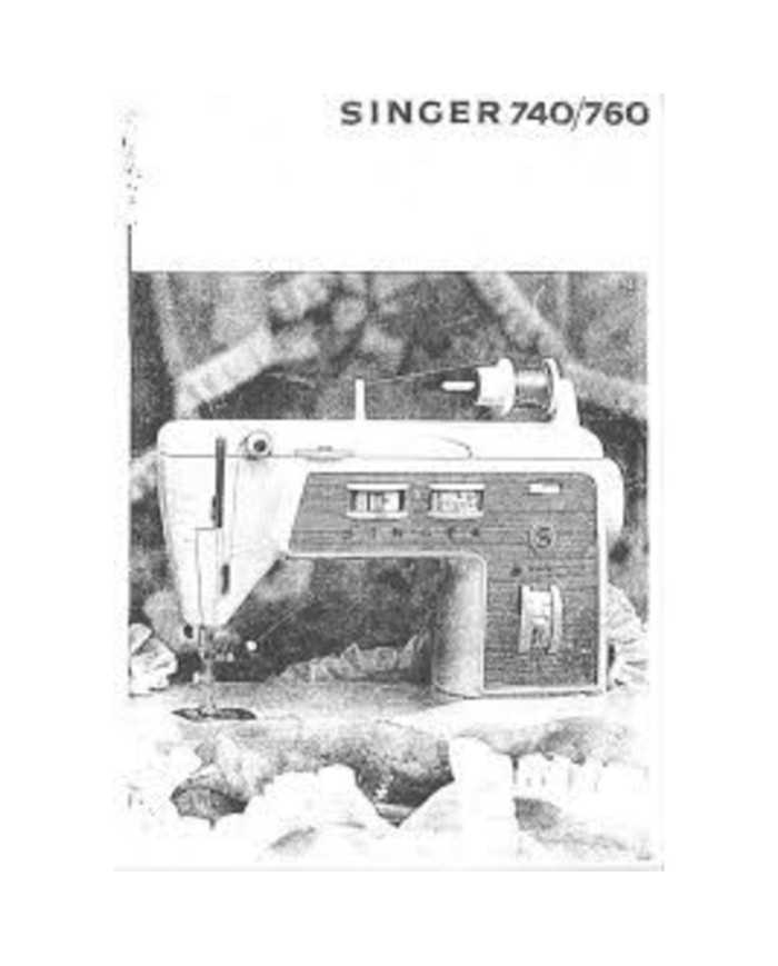 singer 760 instruction manual