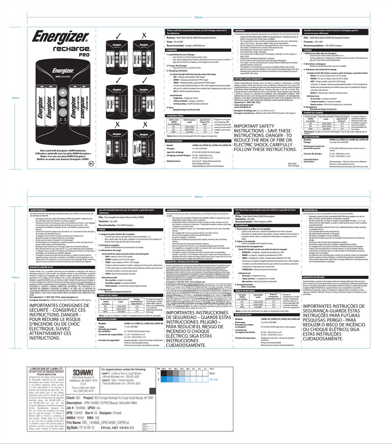 user manual energizer battery charger instructions