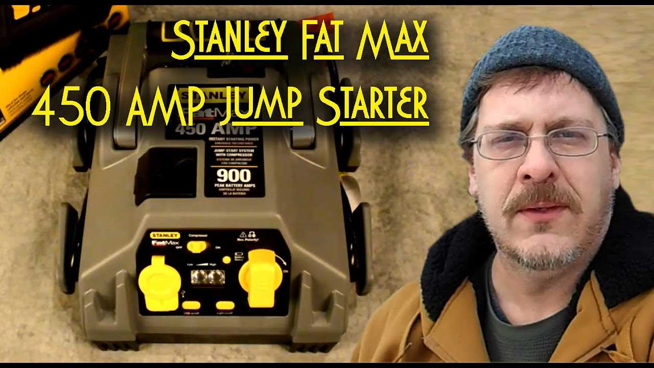 stanley 450 amp jump starter instruction manual