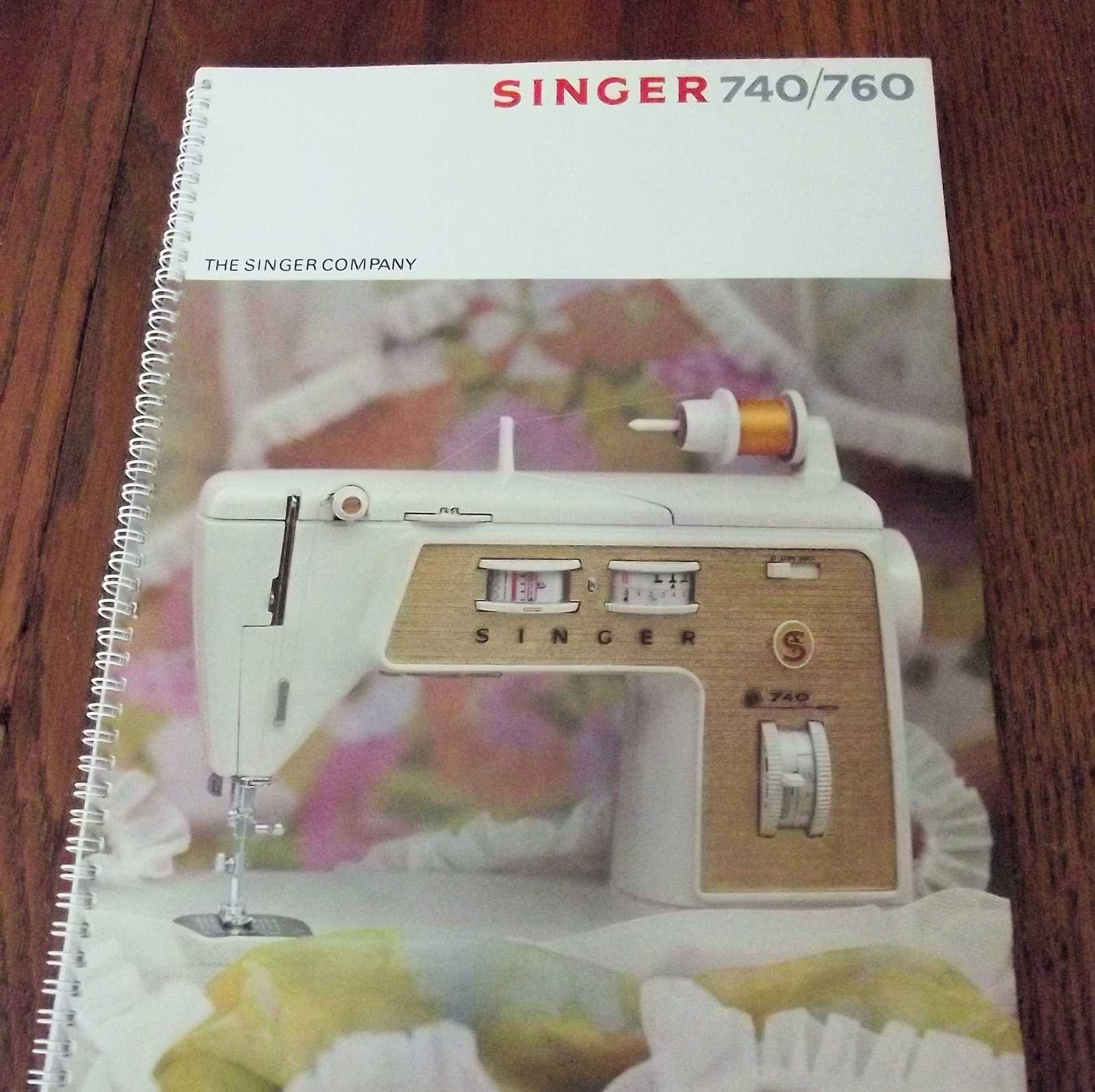 singer 760 instruction manual