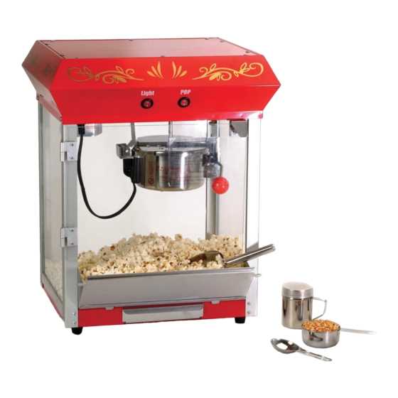 elite popcorn maker instruction manual