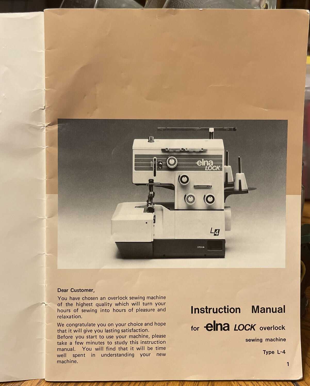 elna 2005 sewing machine instruction manual