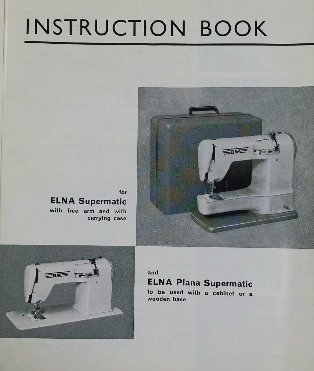 elna supermatic instruction manual