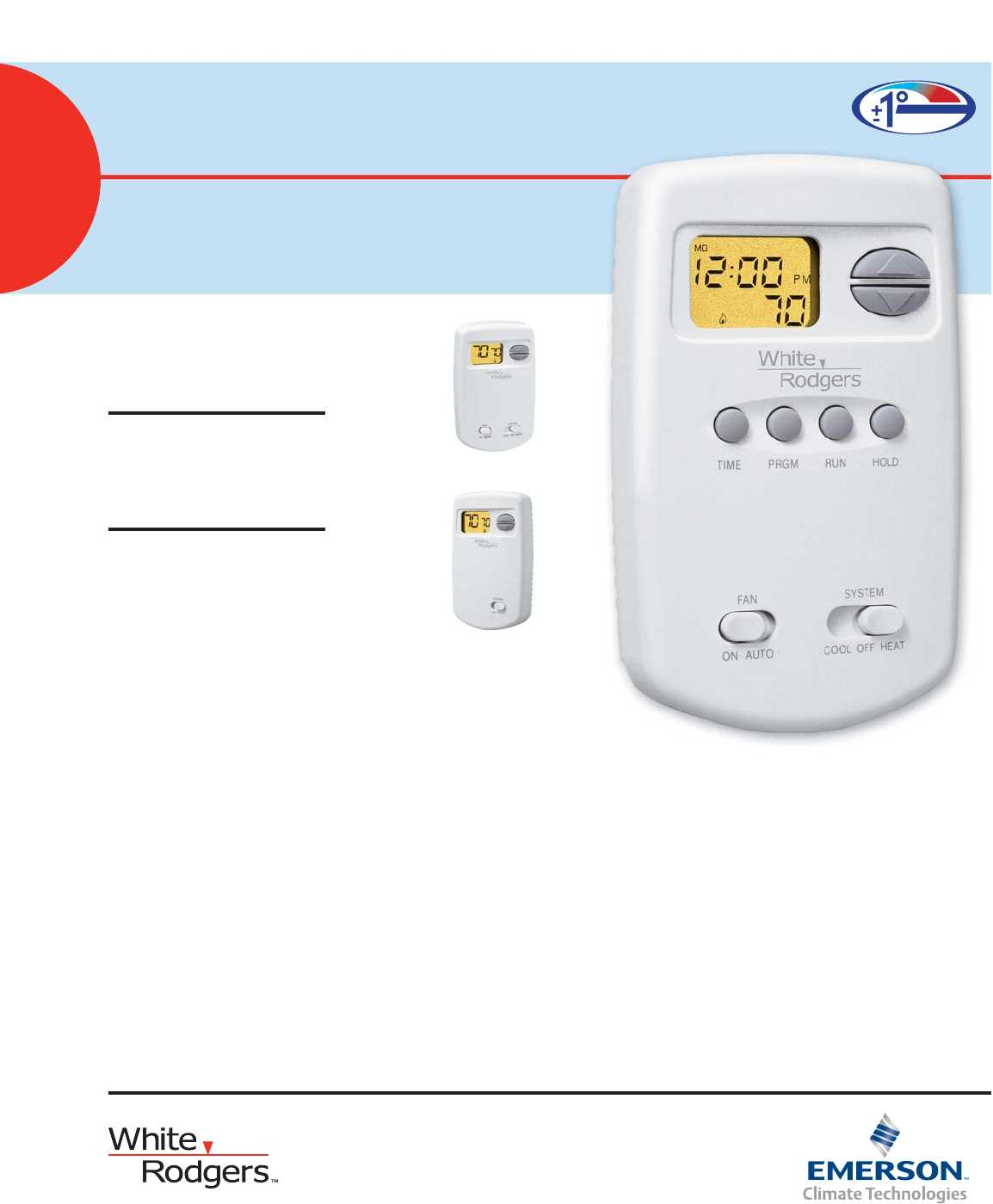 emerson thermostat instruction manual