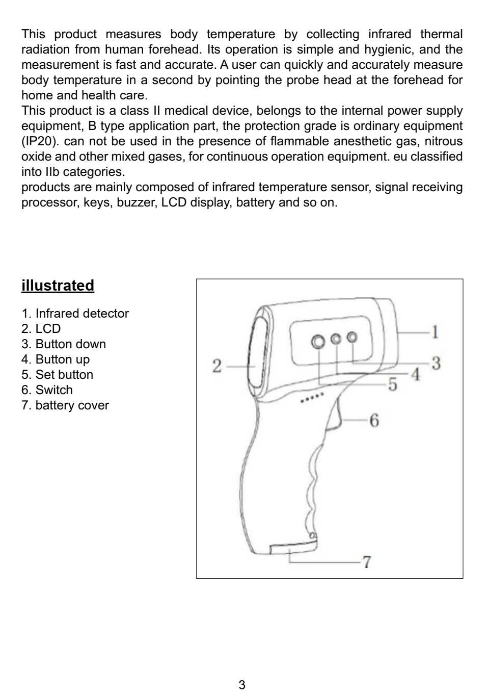 forehead thermometer infrared thermometer instruction manual