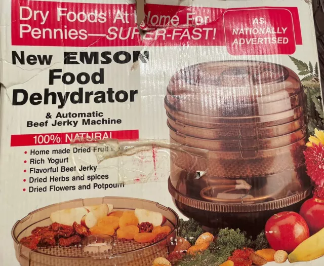 emson food dehydrator instruction manual