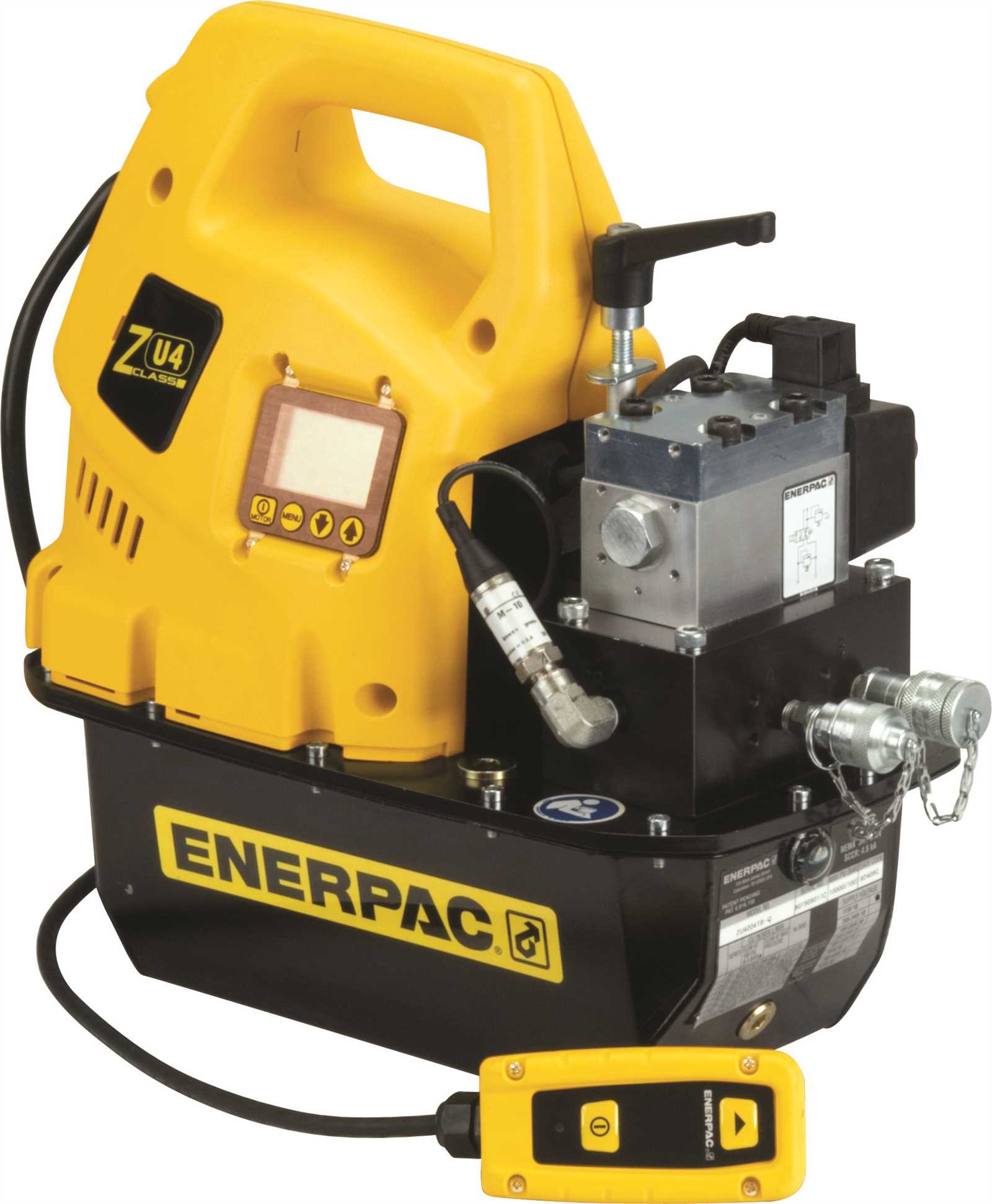 enerpac zu4 instruction manual