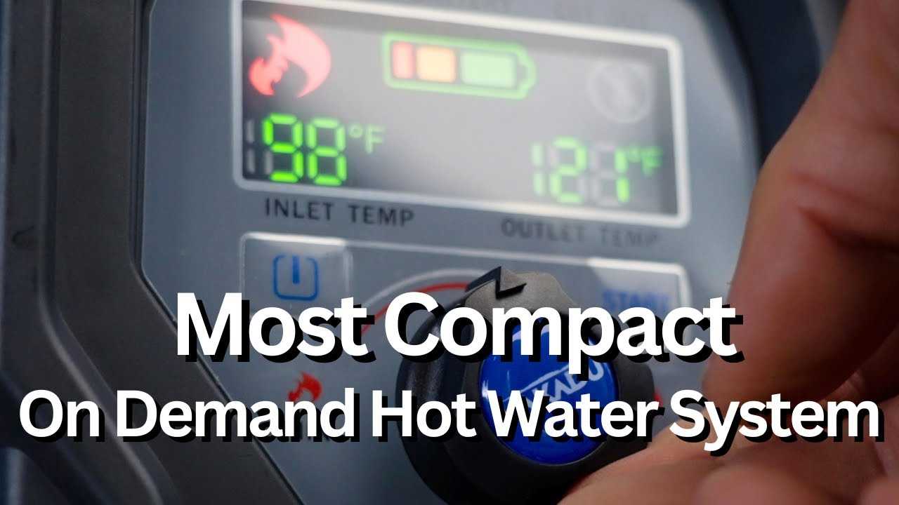 coleman hot water on demand instruction manual